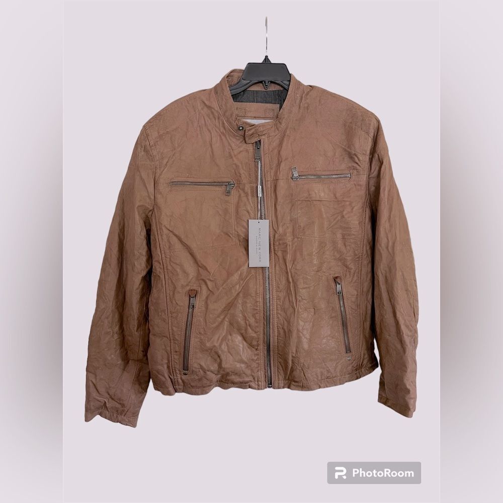 Marc New York Mens Leather Jacket XXL